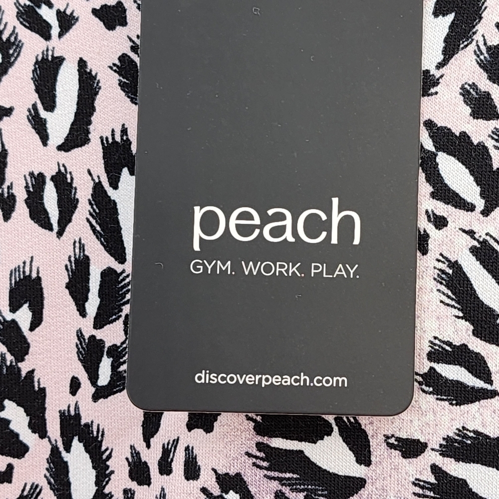 Peach Women's Leopard Print Palmer Hoodie - XS - Picture 9 of 9